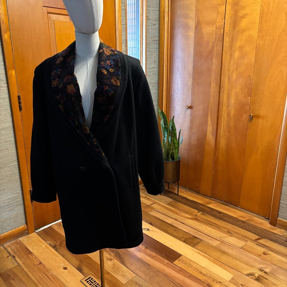 Vintage 1960's Wool Coat XL